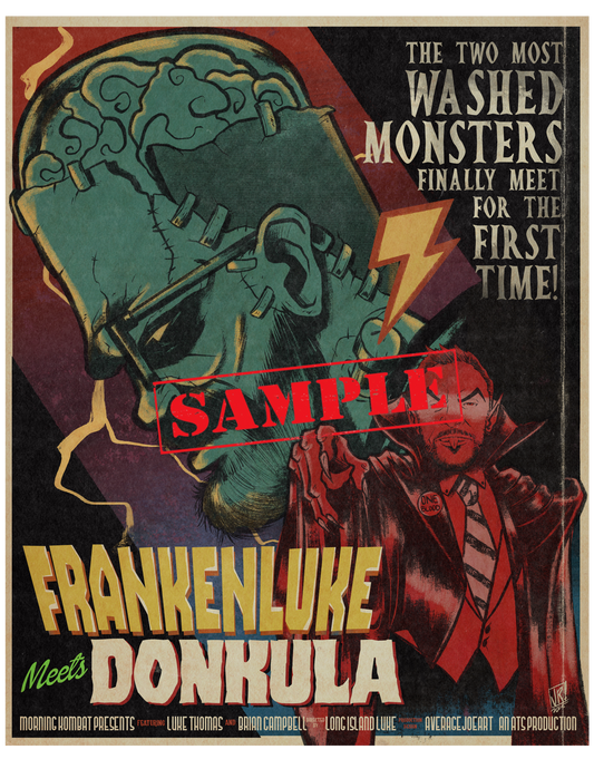 FrankenLuke & Donkula Autographed Poster