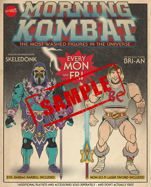 MOTU Autographed Poster