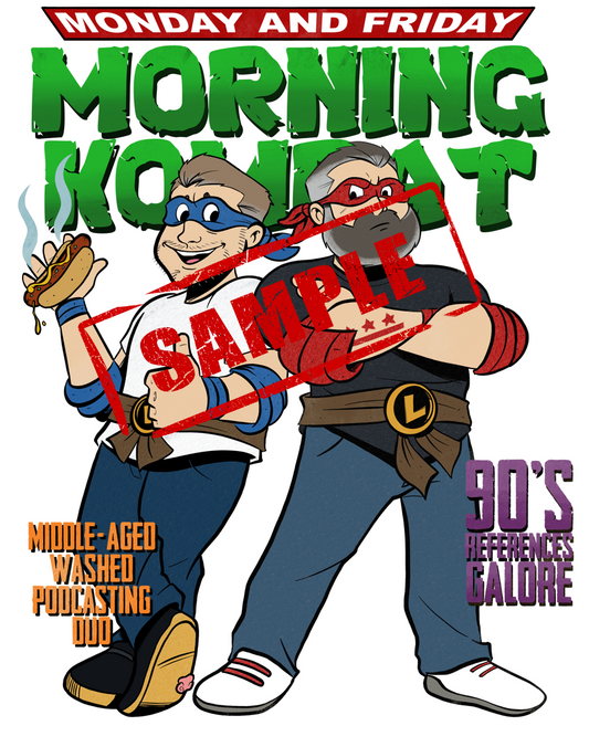 TMNT Autographed Poster